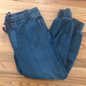 Mother jeans 27 cropped drawstring trainers 4